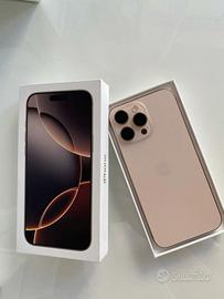 Iphone 16 pro max 256gb desert nuovo apple