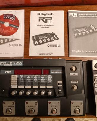 Pedale multieffetto per chitarra DigiTech RP500 co