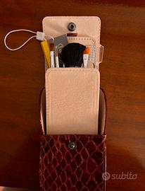 Kit pennelli trucchi con porta pennelli