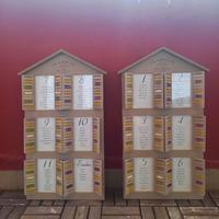 Coppia portafoto shabby chic