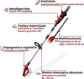 Einhell GE-HC 18 Li T tagliasiepi e potatore