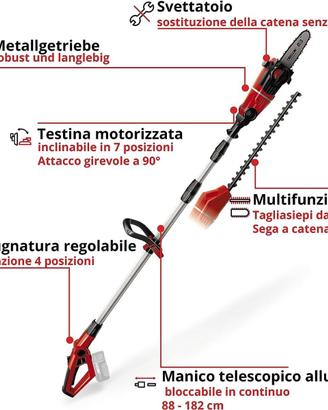 Einhell GE-HC 18 Li T tagliasiepi e potatore