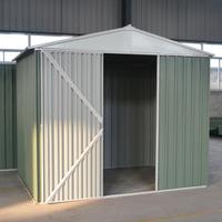 Casetta porta attrezzi lamiera 276x260 verde