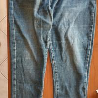 Pantaloni denim jeans con punti luce