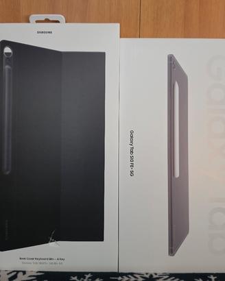 Samsung Galaxy Tab  S10 FE + 5G  +  Book Cover