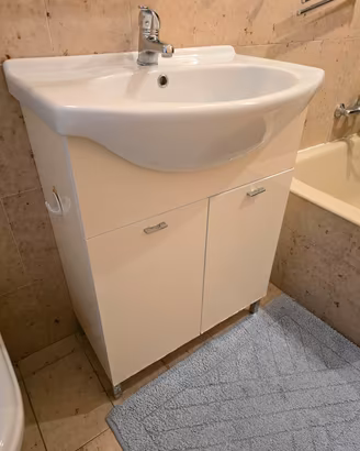 Mobile bagno sotto lavello con lavandino