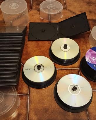 120 DVD Vuoti (Verbatim TDK Intenso) + Custodie