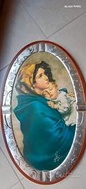 Quadro sacro stile classico Madonna e Bambino