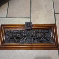 quadro vintage con due tori
