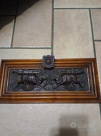 quadro vintage con due tori