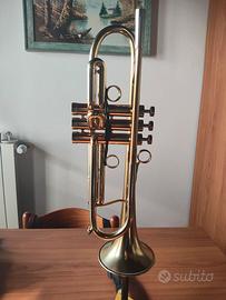 Adams A4LT Tromba Sib 0,45mm L brass satin gold