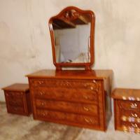 Trittico stanza da letto con spalliera letto