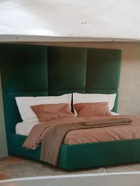 Letto matrimoniale con box contenitore