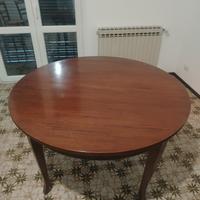 Tavolo rotondo legno allungabile