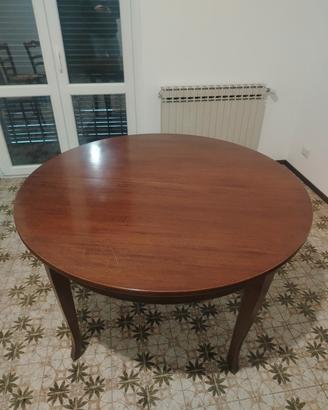 Tavolo rotondo legno allungabile