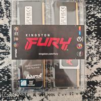 Ram DDR5 CL 30 6000 Mt/s Kingston Fury RGB 2x8 