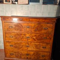 Comò antico radica di noce primi ‘900