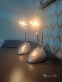 Coppia lampade vintage alluminio Jerry