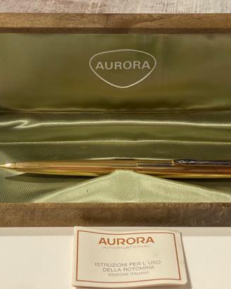 Aurora portamine placcato oro