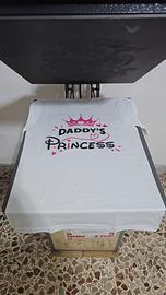 T-shirt "Daddy's Princess" personalizzata 
