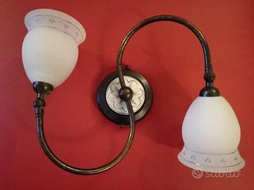 Applique Marchetti a due luci Serie Via col Cento