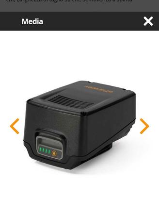 Tagliaerba Alpina a batteria
