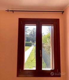 pali x tende alluminio nero/argento