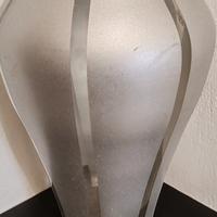 Vaso in vetro satinato