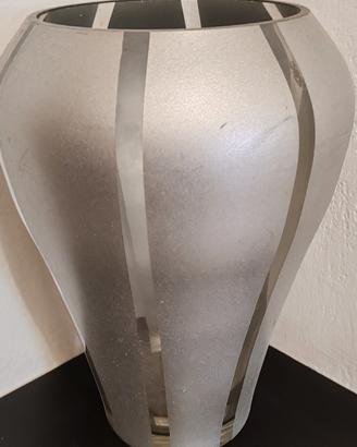 Vaso in vetro satinato