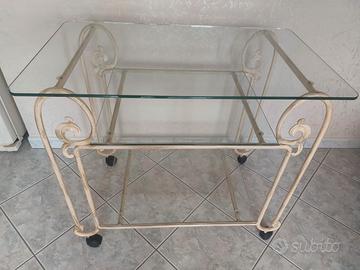 carrello in ferro battuto 