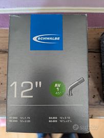 camera d'aria 12'' con valvola a V