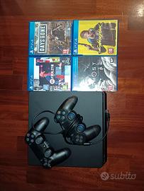 🎮 Bundle PS4 Slim 500GB + 2 controller + 4 giochi