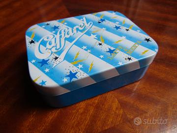 Scatola di latta caramelle Caffarel vintage