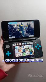 NEW NINTENDO 2DS XL+ GIOCHI 3DS GBA NES INCLUSI 