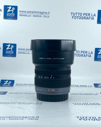 Obiettivo PANASONIC G VARIO 7-14 f4 ASPH GARANZIA