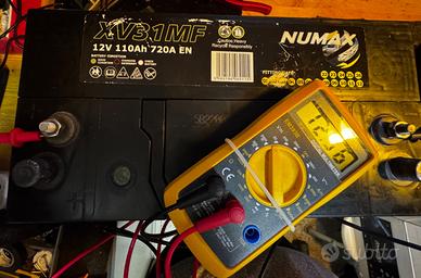 Batterie Marine AGM 12V 110A Dual doppio polo