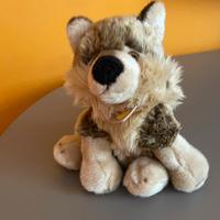 Peluche lupo grigio