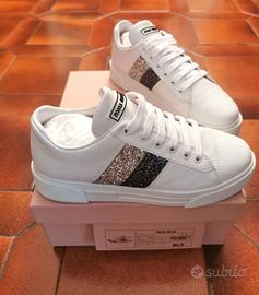 Sneakers Miu Miu vit.soft glitter Bianco n. 39