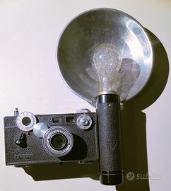 FOTOCAMERA RETRO ' ARGUS C3 - 1939 Con Flash