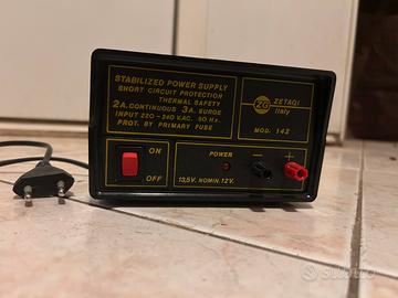 Alimentatore Stabilizzato Zetagi Mod. 142