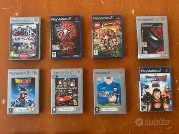 Lotto di 8 giochi per PlayStation 2 (PS2)