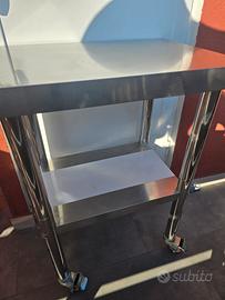Carrello in acciaio 