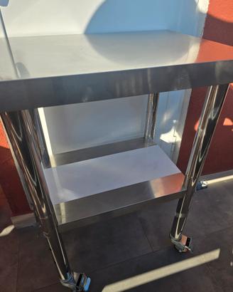 Carrello in acciaio 