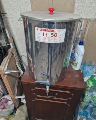 Contenitore Inox Cordivari 50 Litri Con Rubinetto