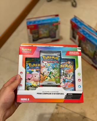 2x Pokémon Collezione Illustrazione Primi Compagni