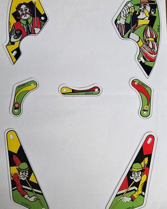 Flipper Gottlieb Spot Pool set plastiche/isole