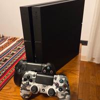 PlayStation 4 - Console nera + 2 Joypad originali