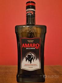 Bottiglia vuota da collezione Amaro dell' Orso