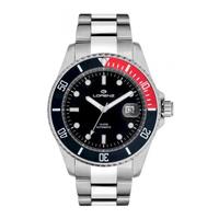 Orologio Automatico LORENZ Acciaio Nero Rosso Uomo