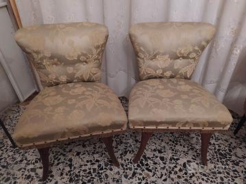 Sedie poltroncine da camera